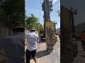 wow amazing excavator drop hammer perfect shortsfeed shorts short youtubeshorts shortsvideo