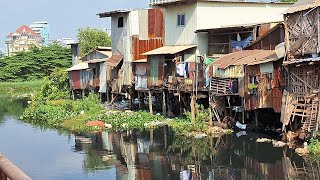 ស្ថានភាពប្រជាពលរដ្ឋរស់នៅតាមបណ្តោយលូបង្ហូរទឹកស្អុយ បឹងត្របែកមានហានិភ័យខ្លាំង