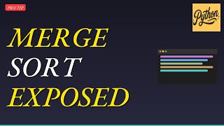 Python Merge Sort Explained Fast | Sorting Algorithms Demystified #python #software #learnpython