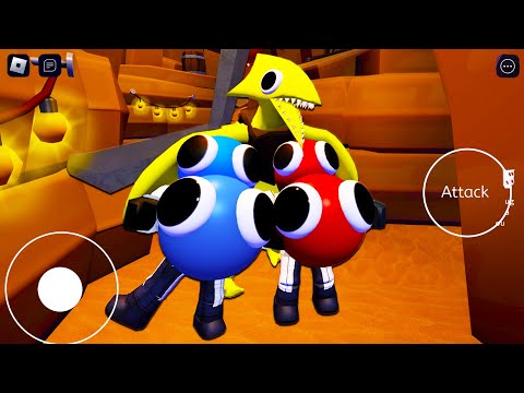Playing as RED and BLUE RED in Rainbow Friends 2 Full Gameplay