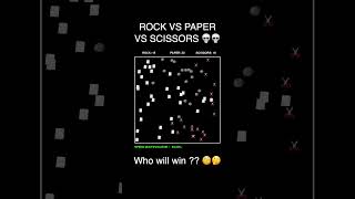 Round 89 RPS. Vote in comment. #asmr #animated #rockpaperscissors #adhd #simulation #satisfying