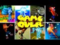 Evolution Of Crash Bandicoot Death Animations & Game Over Screens