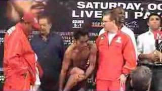 Pacquiao Barrera Weigh In Video 10/5/07