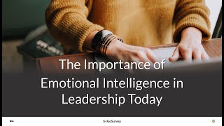 The Importance of Emotional Intelligence in Leadership Today | Sogolytics (formerly SoGoSurvey)