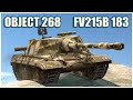 Object 268 & FV215b (183) • WoT Blitz Gameplay