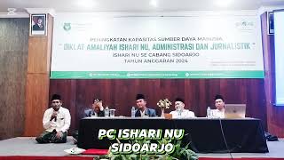 Iftitah Diklat Amaliyah, Administrasi, dan Jurnalistik PC ISHARI NU Sidoarjo