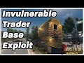 Build an INVINCIBLE AFK horde base at the trader! (7 Days to Die: Alpha 21)