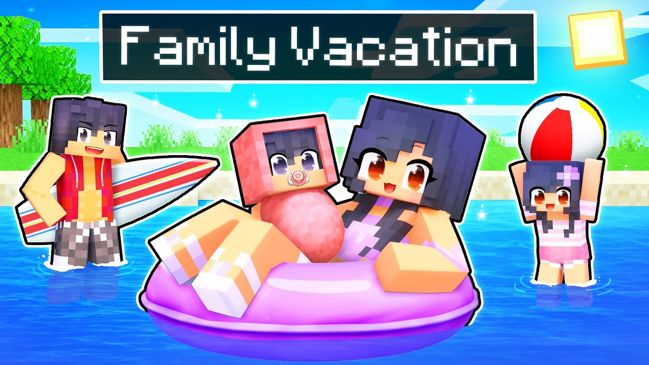 The Aphmau Family Vacation In Minecraft Youtube