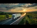 NO TALKING! POV TRUCK DRIVING CABIN VIEW