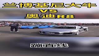 兰博基尼大牛VS奥迪R8#西装暴徒 #超跑 #赛车 #超级跑车