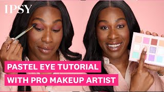 Pastel Eye Tutorial With Pro Makeup Artist