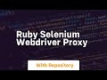 ruby selenium webdriver proxy