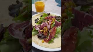 自制西班牙风味卷rollodesaborespañol西班牙火腿jamón ibérico con ensalada#DESAYUNOSALUDABLE老婆烧啥我吃啥早餐健康#COMIDACASERA