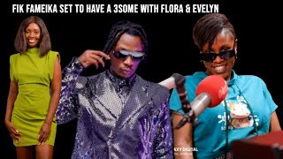 Fik Fameika wants to have a 3some with Flora Show and Evelyn Mic on his birthday.