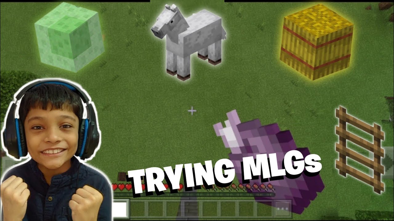 Trying Mlg In Minecraft Youtube
