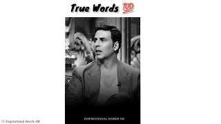 Akshay Kumar in AnupamKher Show  ❤️💯| True Words | Best Motivational Heart Touching Lines #shorts