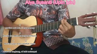 Tutorial Gitar Aiya Susanti || Lagu Upin Ipin || versi Gampang