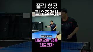 포핸드 플릭 쉽게 하는 법 #탁구 #tabletennis #wanghao #pingpong #乒乓球 #sport #王皓