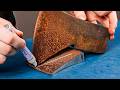 Unbelievable Transformation: Restoring a Rusty Axe to Pristine Condition! | Restoration Project