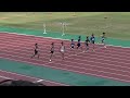 2022年度中四国インカレ　男子100ｍ決勝