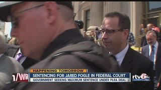 Fogle to be sentenced Thursday for sex crimes