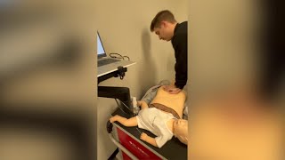 Watch: Demonstration of new AI program at Touro University used to teach CPR