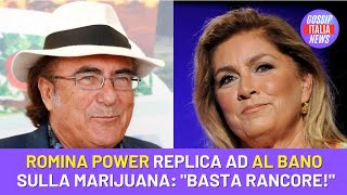 Romina replica ad Al Bano sulla Marijuana: "basta rancore!"