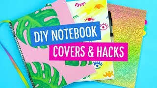 DIY Back to School Notebook Covers & Hacks! 📚 Sea Lemon