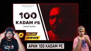 REACTING TO EMIWAY - 100 KADAM PE (Prod. by Pendo46) (Official Music Video)