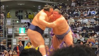 【4K 60fps】大相撲令和三年九州場所　七日目　正代対宝富士