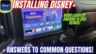 How to Install Disney Plus and More on Your CarPlay Android Auto Box!