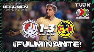 Resumen y goles | Atl San Luis 1-3 América | CL2023 - 4tos | TUDN