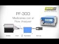 Mediciones con el Flow Analyzer PF-300