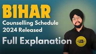 Bihar 2024 Counselling Schedule Released | Step by step Registration Guide | Fee Payment | Rules 💥💥