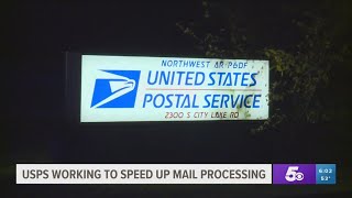 USPS working to speed up mail processing during holiday season