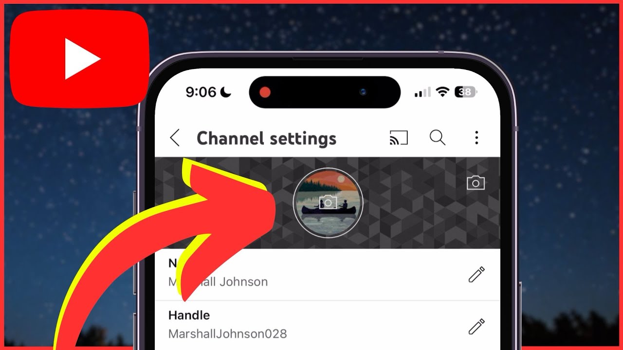 How To Change YouTube Profile Picture On Mobile (iOS & Android) - YouTube