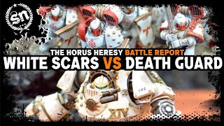 White Scars vs Death Guard - The Horus Heresy (Battle Report)