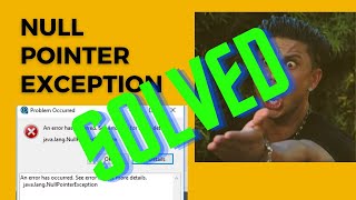 Finally I solved it, null pointer exception