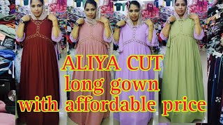 ALIYA CUT long gown with affordable price