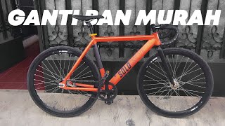 Mengganti Ban Luar Sepeda Fixie (Single Speed) dengan Ban Murah Swallow