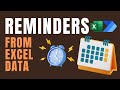 Automatic reminders from Excel data - Power Automate - Step by Step