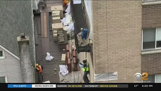 Worker Left Dangling After Facade Collapse In The Bronx