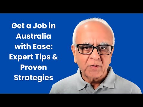 Get a job in Australia with ease - Rajiv Bedse +61 409 13 14 15 Get a job in Australia with ease - Rajiv Bedse +61 409 13 14 15