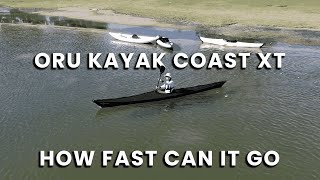 How fast does the Oru Kayak Coast XT go?