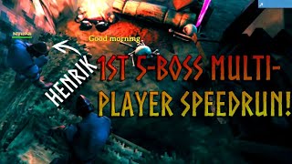 [Former WR] Valheim Multiplayer Speedrun!!! | 5-Boss NGRSG | With @henrik9658 |  3:35:11