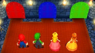 Mario Party 9 - Mario vs Luigi vs Peach vs Daisy - Minigames