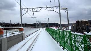 津軽二股駅・津軽今別駅（貨物通過あり）