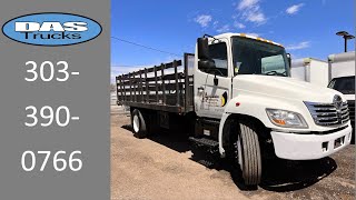 2008 Hino 268 - 20' Flatbed Landscape Truck #52017 *SOLD*