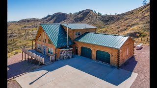 179 Acres and huge Log Home in Crawford, Nebraska