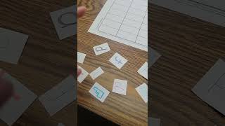 Phonics: Sorting Letters